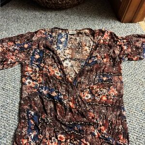 Daytrip Multicolor Floral Blouse